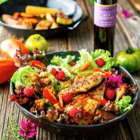 Sommersalat mit Huhn